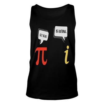 Pi And Imaginary Number Funny Understand Math Teacher Unisex Tank Top - Thegiftio UK