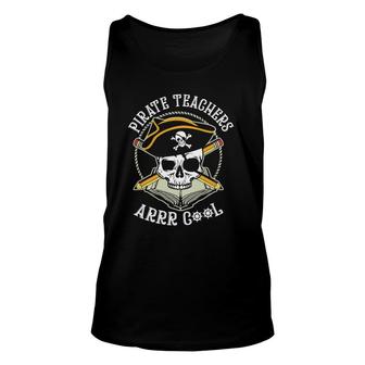 Pirate Teacher Teacher Tee Educational Unisex Tank Top | Mazezy