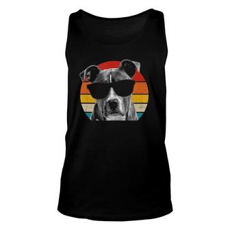 Pitbull Vintage Sunglasses Pittie Dog Pitbull Owner Tank Top Tank Top | Mazezy