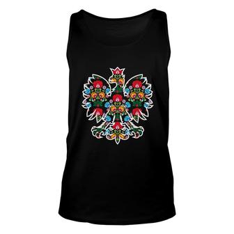 Polish Folk Art Unisex Tank Top | Mazezy