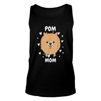 Pom Pomeranian Mummy Lovely Gifts For Mom Mothers Day Unisex Tank Top - Thegiftio UK