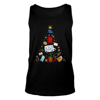 Postal Service Christmas Ornament Tree Xmas 2021 Unisex Tank Top | Mazezy