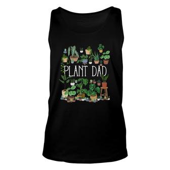Potted Plant Dad Gardening Lover Unisex Tank Top | Mazezy