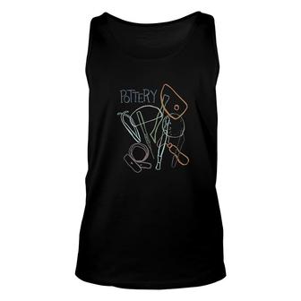Pottery Tools Unisex Tank Top | Mazezy