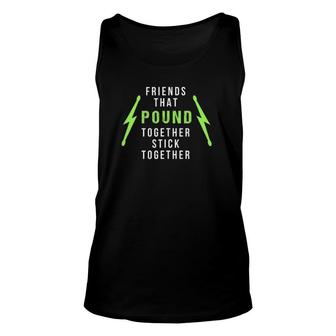 Pound Fitness Friends Pound Together With Lightning Bolts Tank Top Tank Top | Mazezy