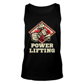 Powerlifting Deadlift Workout Gym Bodybuilding Unisex Tank Top | Mazezy