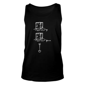 Pregnancy Baby Expecting Ice Ice Cute Pregnancy Announcement Tank Top | Mazezy