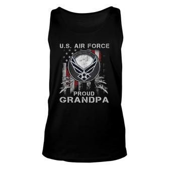 Pride Us Army I'm A Proud Air Force Grandpa Unisex Tank Top | Mazezy