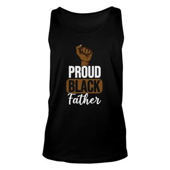 Mens Proud Black Father For Black Dad Black Lives Matter Tank Top | Mazezy