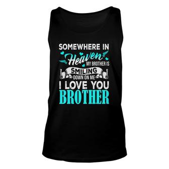 Proud My Brother In Heaven Happy Father Day Proud Of Brother Tank Top | Mazezy
