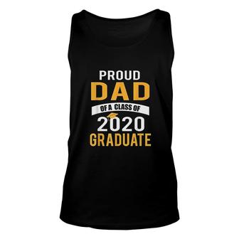 Proud Dad Of A Class Of 2020 Graduate Unisex Tank Top | Mazezy