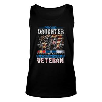 Proud Daughter Of A Korean War Veteran Korean War Unisex Tank Top | Mazezy