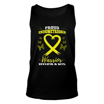 Proud Endometriosis Warrior Husband Endometriosis Awareness Tank Top | Mazezy