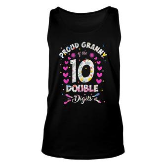 Proud Granny Of The Double Digits 10Th Birthday 10 Years Old Tank Top | Mazezy