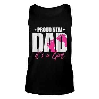 Proud New Dad It Is A Girl Unisex Tank Top | Mazezy