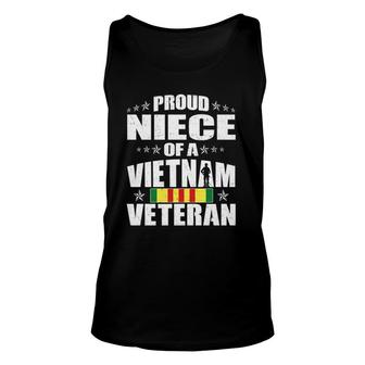 Proud Niece Of Vietnam Veteran Military Veterans Tank Top | Mazezy