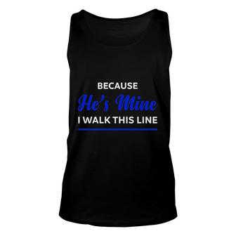 Proud Police Wife Cop Officer Gift Unisex Tank Top | Mazezy
