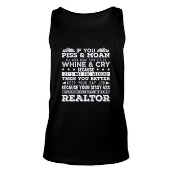 Proud To Be A Realtor Unisex Tank Top | Mazezy