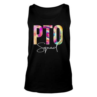 Pto Squad Tie Dye Back To School Women Appreciation Unisex Tank Top | Mazezy DE