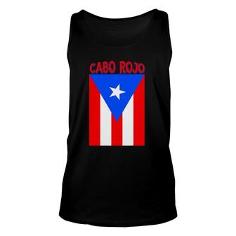 Puerto Rican Cabo Rojo Puerto Rico Flag Unisex Tank Top | Mazezy