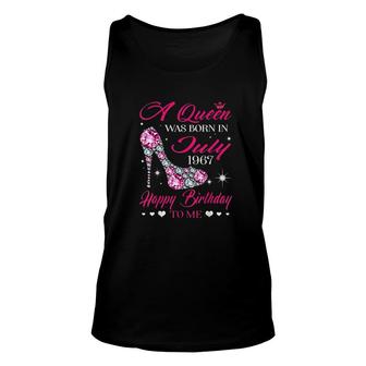 Queens Are Born In July Unisex Tank Top | Mazezy