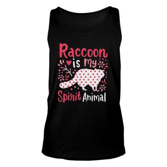 Raccoon Spirit Animal Lover Gift Unisex Tank Top | Mazezy