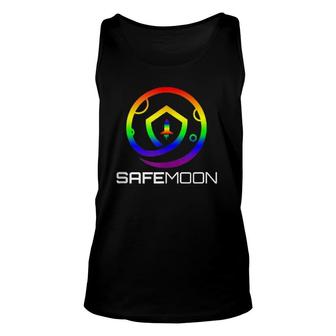 Rainbow Safemoon Cryptocurrency Token Lgbt Trader Unisex Tank Top | Mazezy