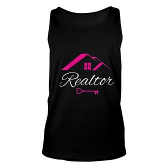 Real Estate Agent Cute Realtor Gift Unisex Tank Top | Mazezy