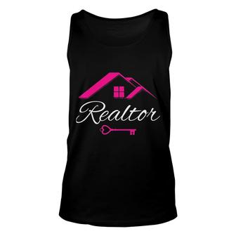 Real Estate Agent Cute Realtor Gift Unisex Tank Top | Mazezy