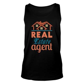 Real Estate Agent Lovely Gifts Job Unisex Tank Top - Thegiftio UK
