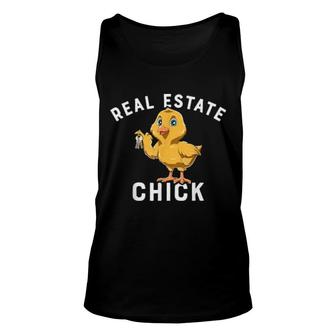 Real Estate Chick Real Estate Agents Realtors Real Estate Unisex Tank Top | Mazezy