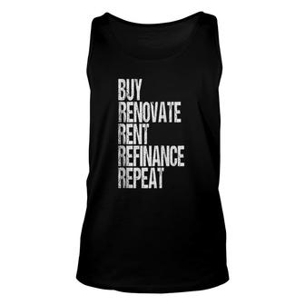 Real Estate Investing Buy Hold Rental Property Investor Tank Top | Mazezy