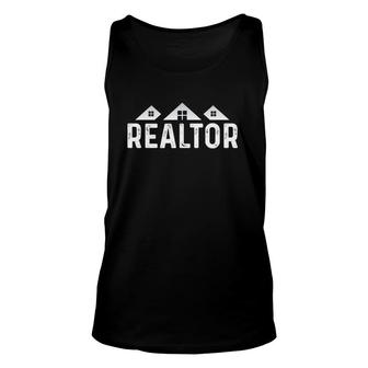 Realtor Classic, Vintage Real Estate Agent Unisex Tank Top | Mazezy