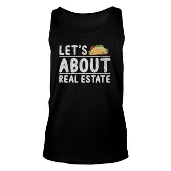 Realtor Real Estate Agent Mexican Tacos Real Estate Pullover Tank Top | Mazezy