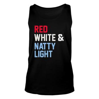 Red White And Natty-Light 4Th Of July Unisex Tank Top | Mazezy