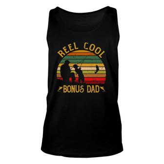 Reel Cool Bonus Dadfunny Fishing Father's Day Gift Unisex Tank Top | Mazezy