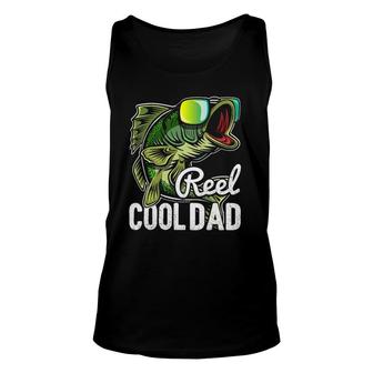 Mens Reel Cool Dad Fishing Sunglasses Father's Day Tank Top | Mazezy