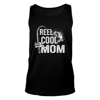Reel Cool Mom Fishing Lover Gifts For Father's Day Unisex Tank Top | Mazezy