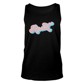 Resist - Trans Rights Are Human Rights Unisex Tank Top | Mazezy