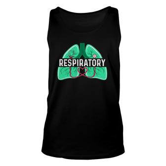Respiratory Therapy Therapist Lungs Doctor Rt Rrt Unisex Tank Top | Mazezy