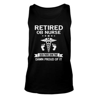 Womens Retired Ob Nurse Obstetrical Nurses Retirement Tank Top | Mazezy