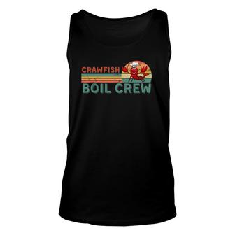 Retro Crawfish Boil Crew Gift -Crayfishcrawdadmudbug Lover Unisex Tank Top | Mazezy