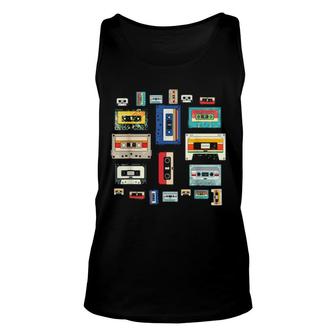 Retro Eighties Music Mixtape 1980S Generation 80S Cassette Unisex Tank Top | Mazezy