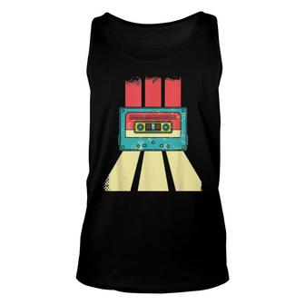 Retro Mixtape 1980S Music 80S Generation Cassette Unisex Tank Top | Mazezy