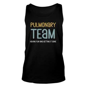 Retro Respiratory Therapy Team Pulmonologist Pulmonary Nurse Tank Top | Mazezy