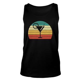Retro Vintage Bartender Cocktail Drink Bartending Unisex Tank Top | Mazezy
