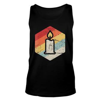 Womens Retro Vintage Homemade Candle Making Candle Making V Neck Tank Top | Mazezy