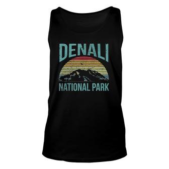 Retro Vintage National Park - Denali National Park Tank Top Unisex Tank Top | Mazezy