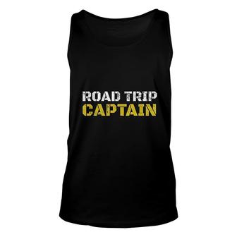 Road Trip Captain Summer Camping Travel Unisex Tank Top | Mazezy