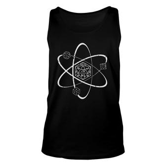Rpg Tabletop Gamer 20 Sided Dice Unisex Tank Top | Mazezy